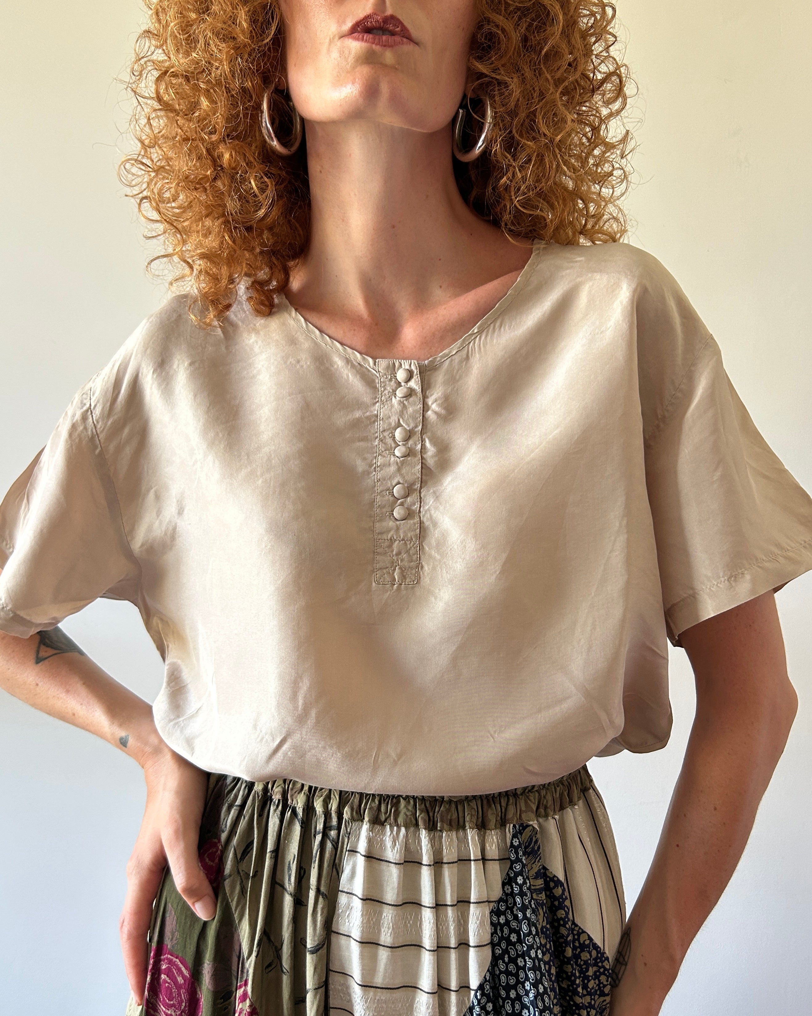 Blusa seta